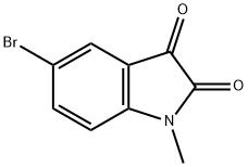 5-溴-1-甲基-1H-吲哚-2,3-二酮, 2058-72-2, 结构式