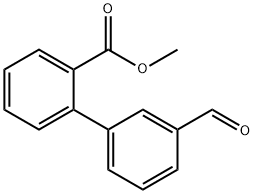 Methyl 2-(3-formylphenyl)benzoate Structure