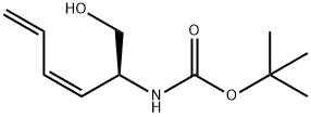 Carbamic acid, [1-(hydroxymethyl)-2,4-pentadienyl]-, 1,1-dimethylethyl ester, 结构式