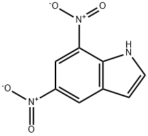 5,7-二硝基吲哚, 205873-59-2, 结构式