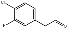 2-(4-CHLORO-3-FLUOROPHENYL)ACETALDEHYDE,205880-74-6,结构式