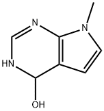 1H-Pyrrolo[2,3-d]pyrimidin-4-ol, 4,7-dihydro-7-methyl- (9CI),205926-69-8,结构式