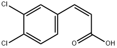 (Z)-3-(3,4-Dichlorophenyl)propenoic acid 结构式