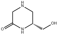 (R)-6-(羟甲基)哌嗪-2-酮, 205993-33-5, 结构式