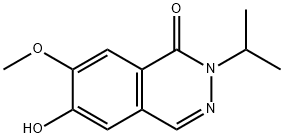 1(2H)-Phthalazinone, 6-hydroxy-7-methoxy-2-(1-methylethyl)- Struktur