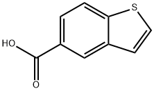 1-苯并噻吩-5-羧酸,2060-64-2,结构式