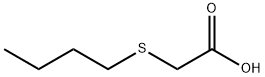 (butylthio)acetic acid Struktur