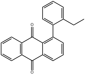 1-(2-Ethylphenyl)-9,10-anthraquinone Structure
