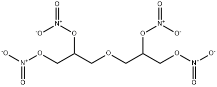 3,3'-オキシビス(1,2-プロパンジオール)テトラニトラート 化学構造式
