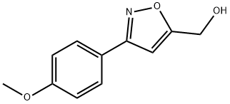 [3-(4-METHOXY-PHENYL)-ISOXAZOL-5-YL]-METHANOL 结构式