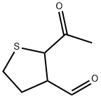 3-Thiophenecarboxaldehyde, 2-acetyltetrahydro- (9CI) Struktur