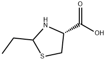 4-Thiazolidinecarboxylicacid,2-ethyl-,(4R)-(9CI) Structure