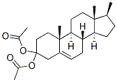 17-methylandrost-5-ene-(3beta,17beta)-diol diacetate, 2061-86-1, 结构式