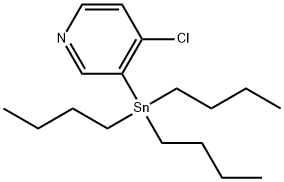 3-(tributylstannyl)-4-chloropyridine, 206115-40-4, 结构式