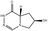 Pyrrolo[1,2-d][1,2,4]triazin-1(2H)-one, 6,7,8,8a-tetrahydro-7-hydroxy-, (7R,8aS)- (9CI) 结构式