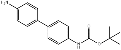 (4'-AMINO-BIPHENYL-4-YL)-CARBAMIC ACID TERT-BUTYL ESTER,206182-66-3,结构式