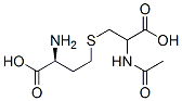 (2S)-4-(2-acetamido-2-carboxy-ethyl)sulfanyl-2-amino-butanoic acid Structure