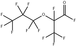 全氟(2-甲基-3-氧杂己基)氟化物 结构式