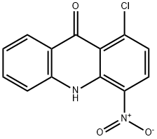 9(10H)-Acridinone, 1-chloro-4-nitro- 结构式