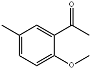 1-(2-METHOXY-5-METHYLPHENYL)ETHANONE 化学構造式
