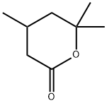 4,6,6-トリメチルオキサン-2-オン 化学構造式