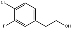 4-氯-3-氟苯乙醇 结构式