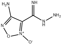 1,2,5-Oxadiazole-3-carboximidic  acid,  4-amino-,  hydrazide,  2-oxide 化学構造式