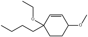 Cyclohexene, 3-butyl-3-ethoxy-6-methoxy- (9CI) 结构式