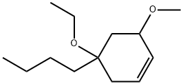 Cyclohexene, 5-butyl-5-ethoxy-3-methoxy- (9CI) 化学構造式