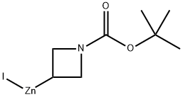 1-t-Butoxycarbonylazetedin-3-ylzinc iodide, 0.50 M in THF Structure