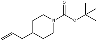 4-烯丙基哌啶-1-羧酸叔丁酯, 206446-47-1, 结构式