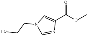 1H-Imidazole-4-carboxylicacid,1-(2-hydroxyethyl)-,methylester(9CI) 结构式