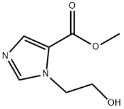 1H-Imidazole-5-carboxylicacid,1-(2-hydroxyethyl)-,methylester(9CI) 结构式