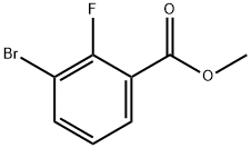 3-溴-2-氟苯甲酸甲酯, 206551-41-9, 结构式
