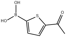 5-乙酰基-2-噻吩硼酸,206551-43-1,结构式