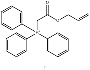 (烯丙氧基羰甲基)三苯基碘化膦 结构式