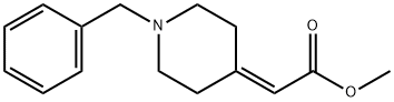 2-(1-苄基哌啶-4-基亚甲基)乙酸甲酯,206558-34-1,结构式