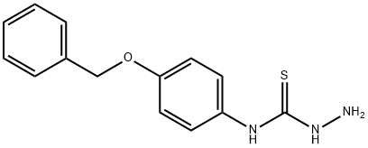 N-(4-(苄氧基)苯基)肼碳硫酰胺 结构式