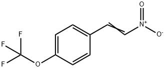 β-硝基-4-(三氟甲氧基)苯乙烯 结构式