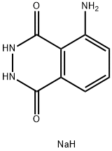 鲁米诺单钠盐,20666-12-0,结构式