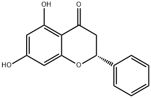 (2R)-Pinocembrin 结构式