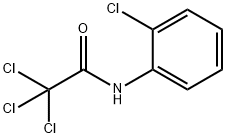 AcetaMide, 2,2,2-trichloro-N-(2-chlorophenyl)- Struktur