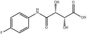 (+)-4-氟酒石酸 结构式