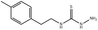 N-(4-甲基苯乙基)肼硫代碳酰胺 结构式