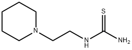 1-(2-哌啶乙基)-2-硫脲 结构式