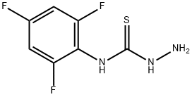 4-(2,4,6-三氟苯基)-3-氨基硫脲,206761-92-4,结构式