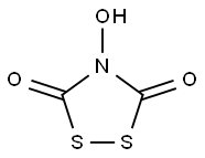 1,2,4-Dithiazolidine-3,5-dione, 4-hydroxy- (9CI) Struktur