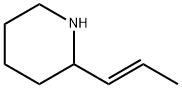Piperidine, 2-(1E)-1-propenyl- (9CI) 结构式