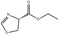 4-Thiazolecarboxylicacid,4,5-dihydro-,ethylester,(4R)-(9CI) 结构式