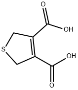 3,4-Thiophenedicarboxylic acid, 2,5-dihydro-, 20688-07-7, 结构式